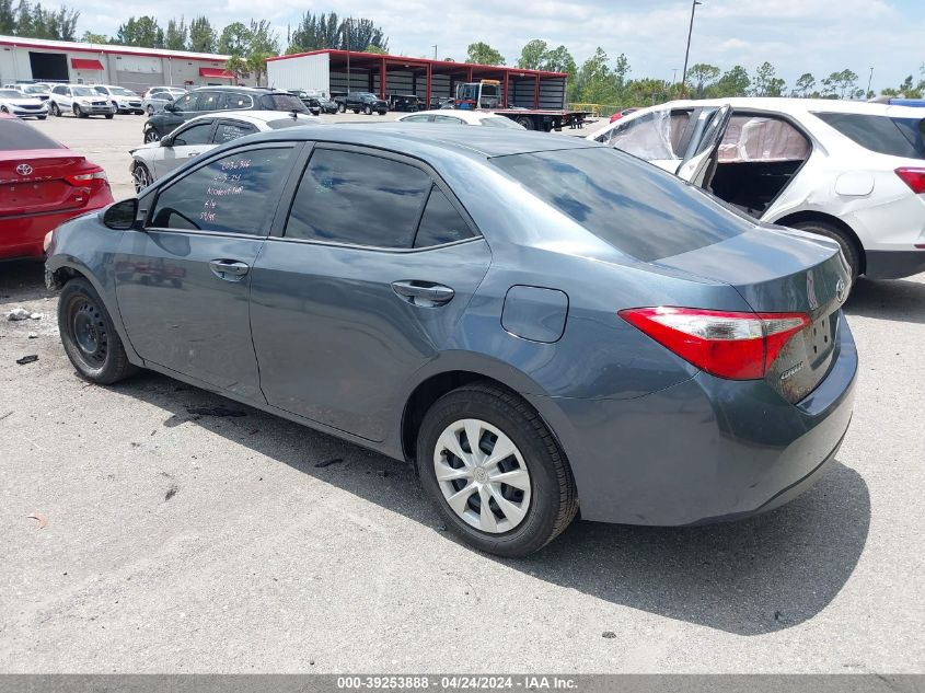 2015 Toyota Corolla L VIN: 2T1BURHE3FC240286 Lot: 39253888