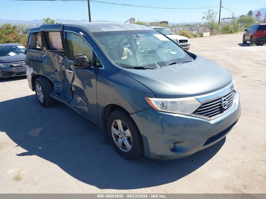 2012 Nissan Quest Sv VIN: JN8AE2KP3C9050942 Lot: 39253930