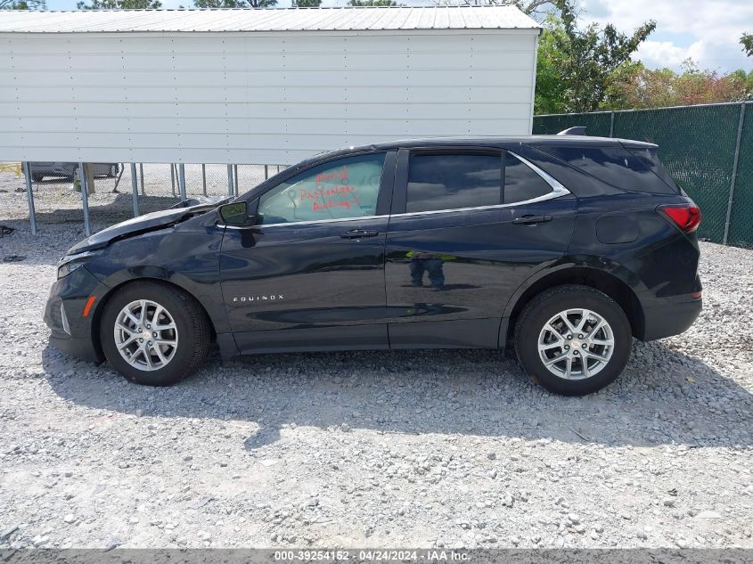 2022 Chevrolet Equinox Fwd Lt VIN: 3GNAXKEV2NL309888 Lot: 39254152