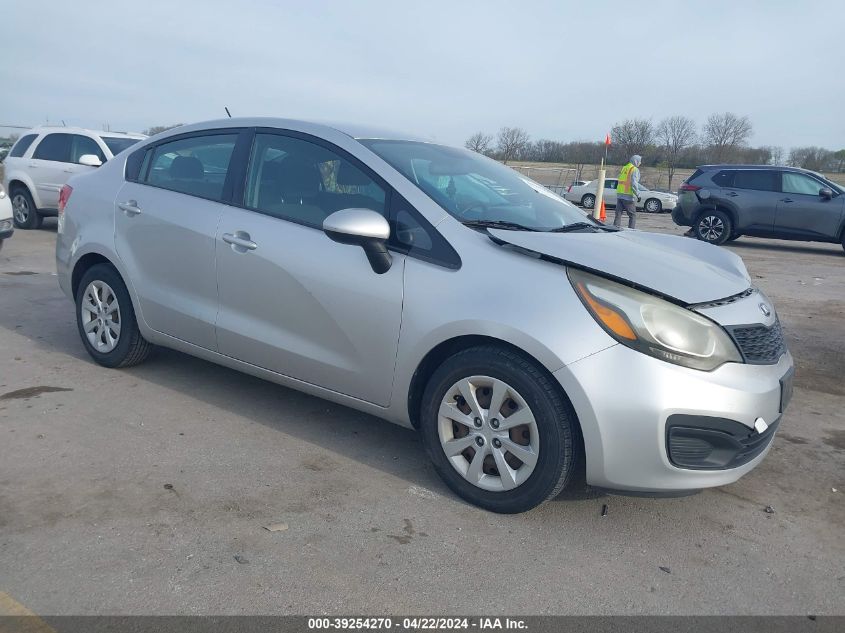 2013 Kia Rio Lx VIN: KNADM4A30D6252546 Lot: 39254270