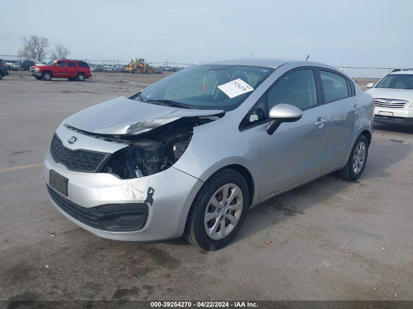 2013 Kia Rio Lx VIN: KNADM4A30D6252546 Lot: 39254270