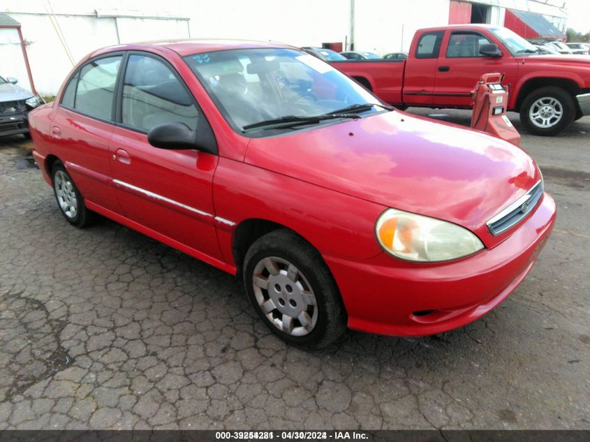 2002 Kia Rio Base (A4)/Base (M5) VIN: KNADC123X26158994 Lot: 39254281