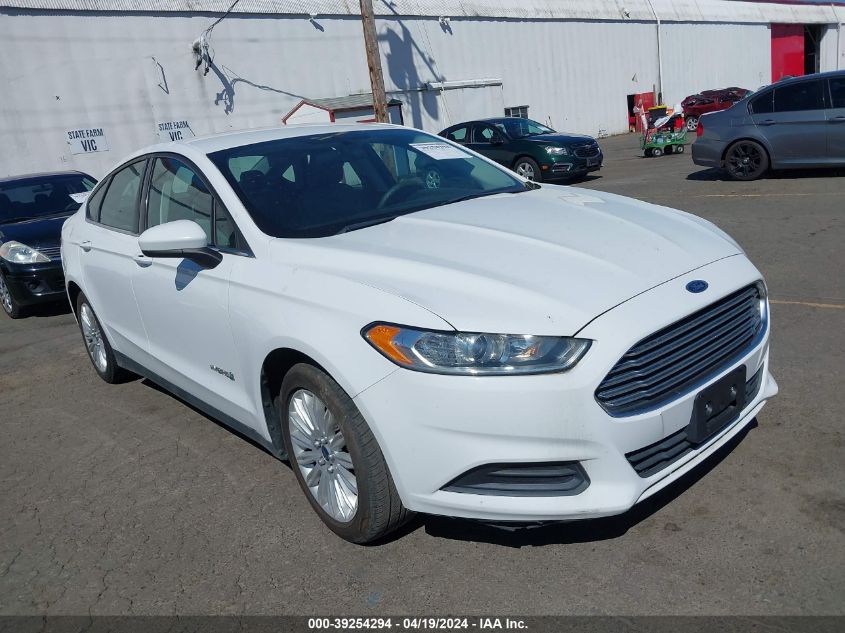 2015 Ford Fusion Hybrid S VIN: 3FA6P0UU2FR281767 Lot: 40866387