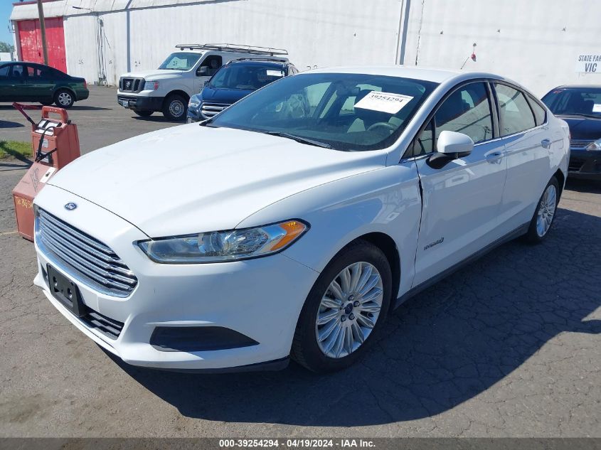 2015 Ford Fusion Hybrid S VIN: 3FA6P0UU2FR281767 Lot: 40866387