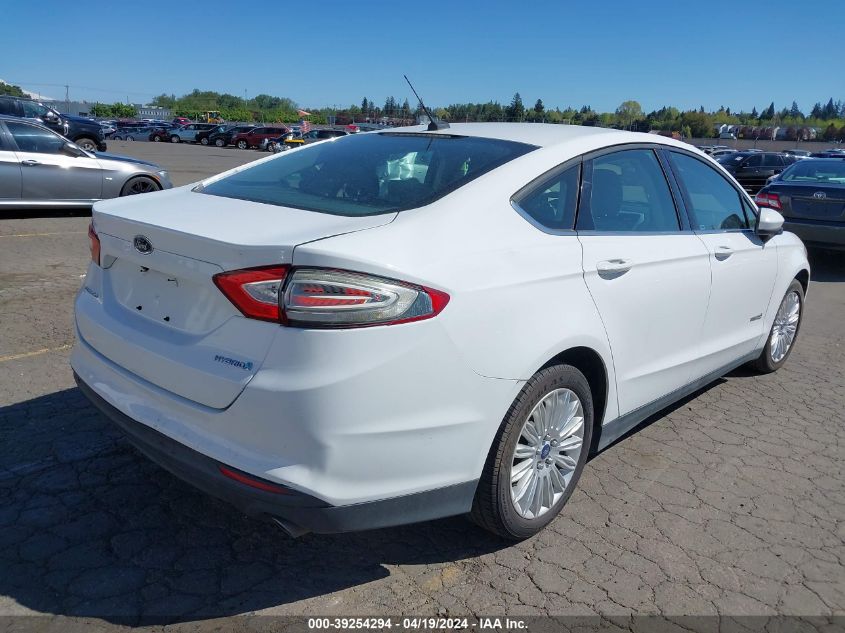 2015 Ford Fusion Hybrid S VIN: 3FA6P0UU2FR281767 Lot: 40866387