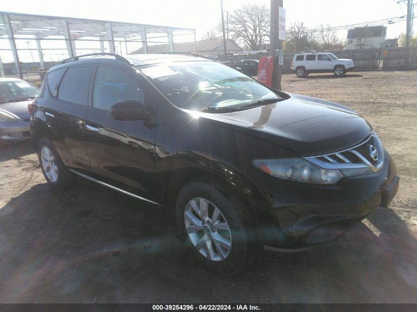 2011 Nissan Murano Sl VIN: JN8AZ1MW8BW176345 Lot: 39254296