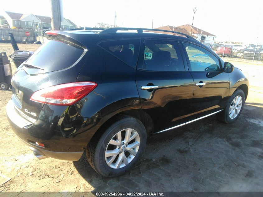 2011 Nissan Murano Sl VIN: JN8AZ1MW8BW176345 Lot: 39254296