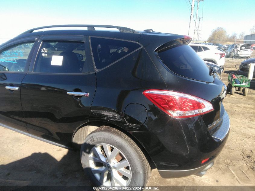 2011 Nissan Murano Sl VIN: JN8AZ1MW8BW176345 Lot: 39254296