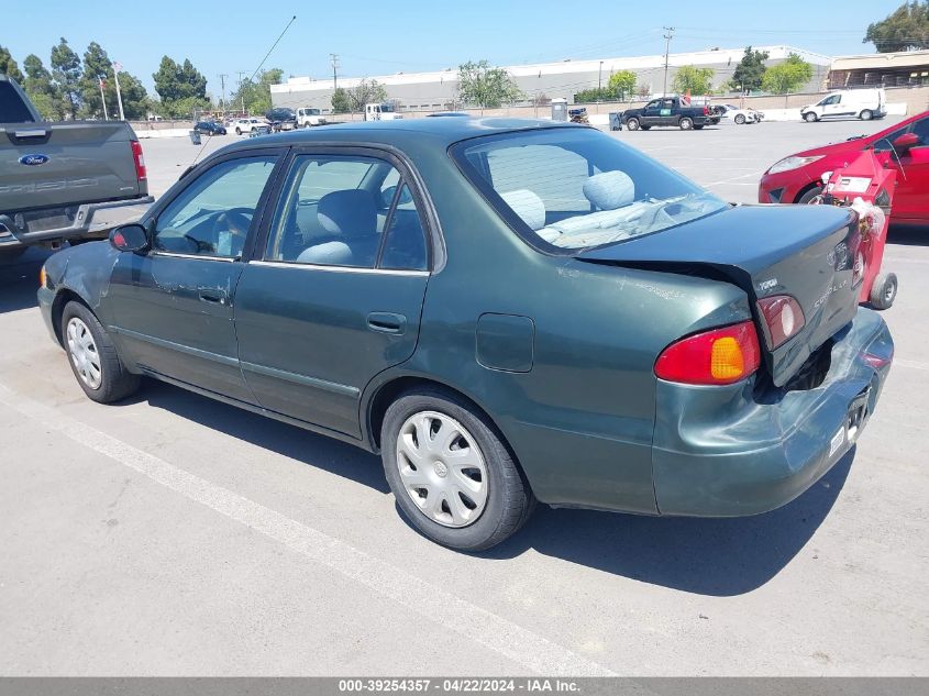 2001 Toyota Corolla Le VIN: 1NXBR12E71Z488933 Lot: 39254357