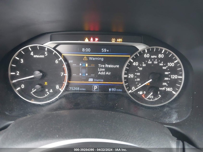 VIN 1N4BL4BV2KN324210 2019 NISSAN ALTIMA 2.5 S