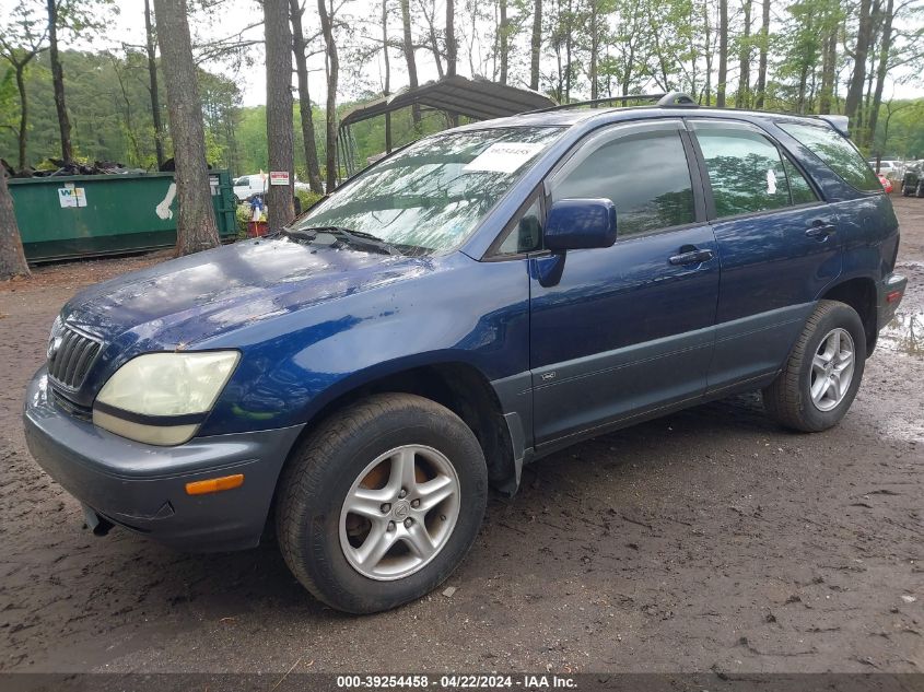 JTJHF10U430314889 | 2003 LEXUS RX 300