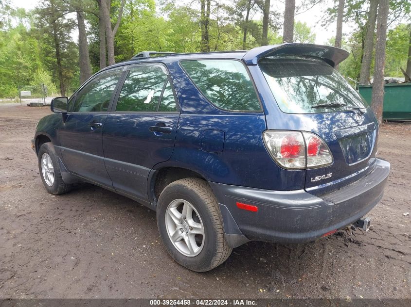 JTJHF10U430314889 | 2003 LEXUS RX 300