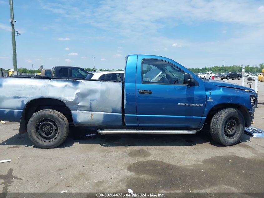 2006 Dodge Ram 2500 Slt/Sport VIN: 3D7KR26C96G261777 Lot: 39254473