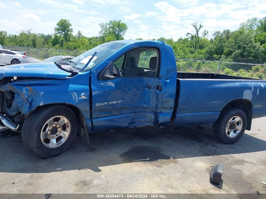 2006 Dodge Ram 2500 Slt/Sport VIN: 3D7KR26C96G261777 Lot: 39254473