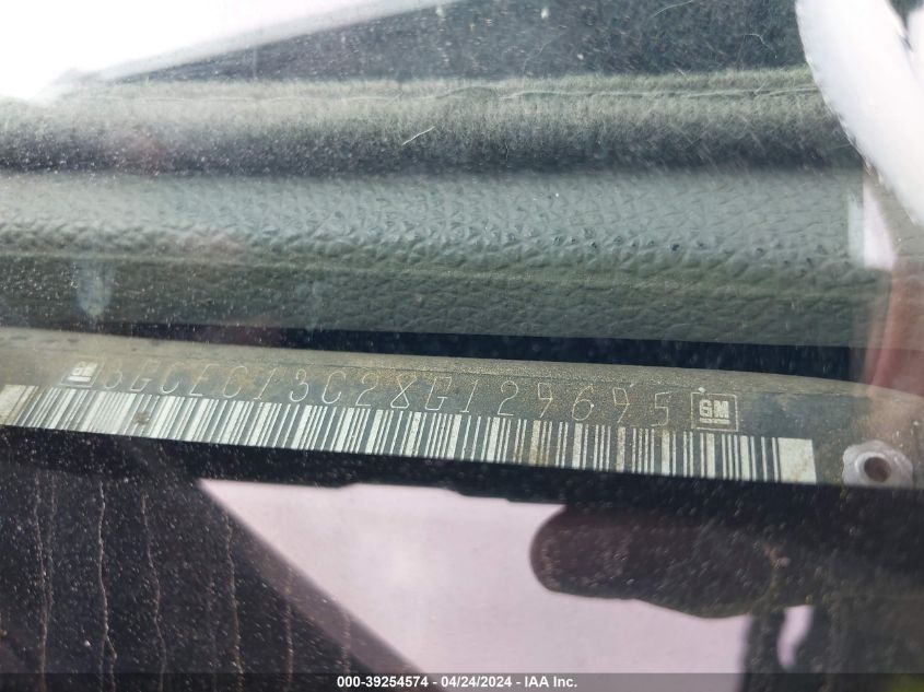 2008 Chevrolet Silverado 1500 Ls VIN: 3GCEC13C28G129695 Lot: 39254574