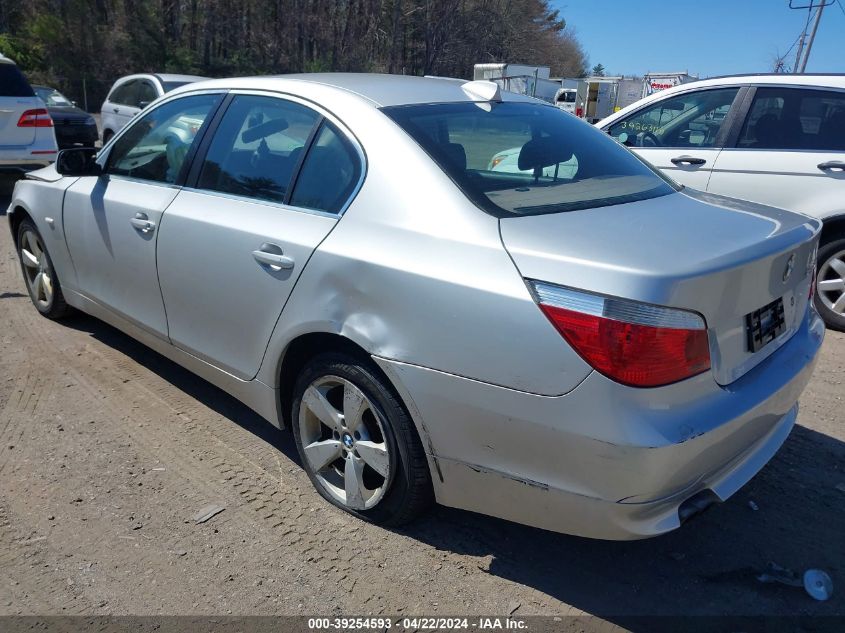 2007 BMW 525Xi VIN: WBANF33527CS39536 Lot: 39254593