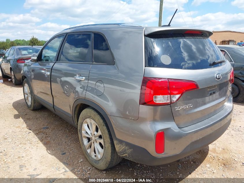 2014 Kia Sorento Ex V6 VIN: 5XYKU4A7XEG452331 Lot: 39254618