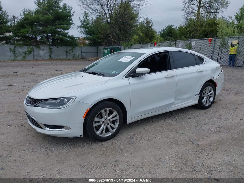 1C3CCCAB8GN115551 | 2016 CHRYSLER 200