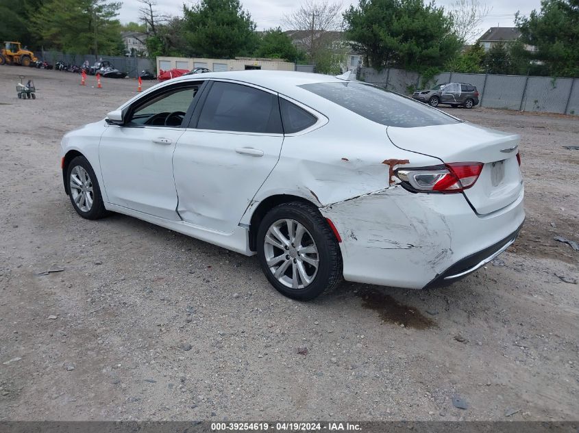 1C3CCCAB8GN115551 | 2016 CHRYSLER 200