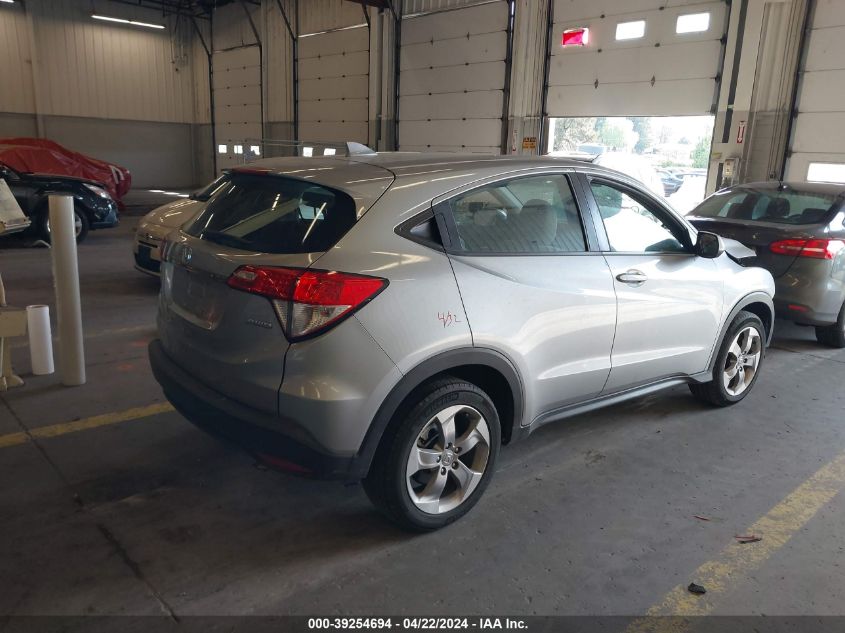 2019 Honda Hr-V Lx VIN: 3CZRU6H33KM720609 Lot: 39254694