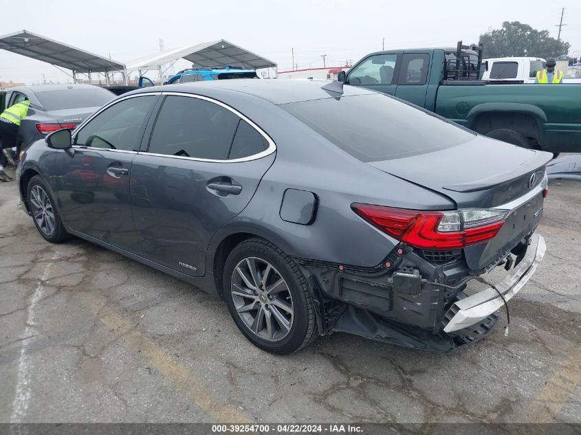 2016 Lexus Es 300H VIN: JTHBW1GG1G2120757 Lot: 39254700