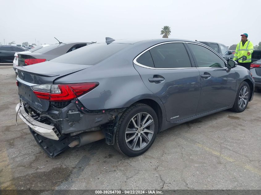2016 Lexus Es 300H VIN: JTHBW1GG1G2120757 Lot: 39254700