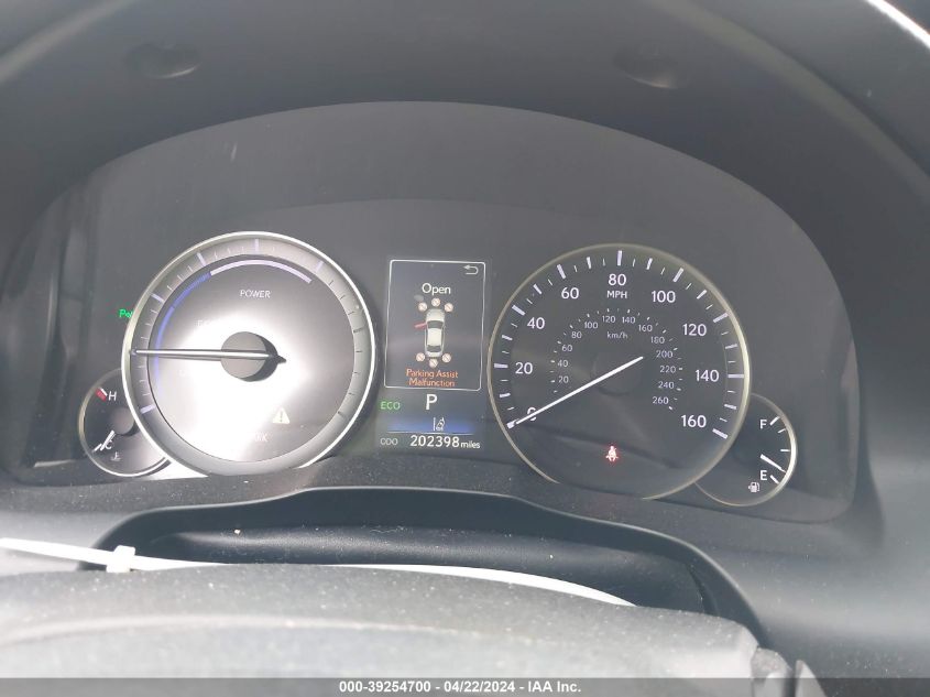 2016 Lexus Es 300H VIN: JTHBW1GG1G2120757 Lot: 39254700