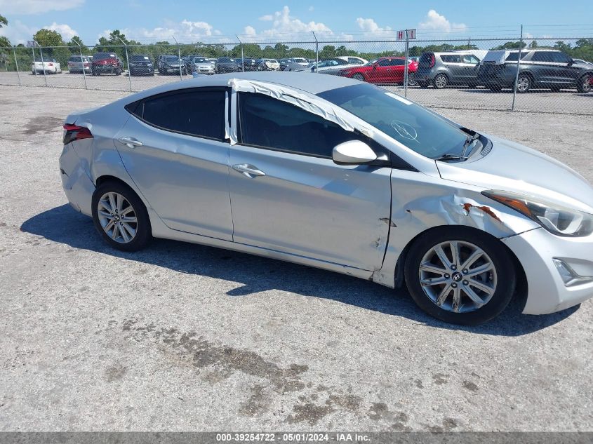 2016 Hyundai Elantra Se VIN: 5NPDH4AE7GH786226 Lot: 39254722