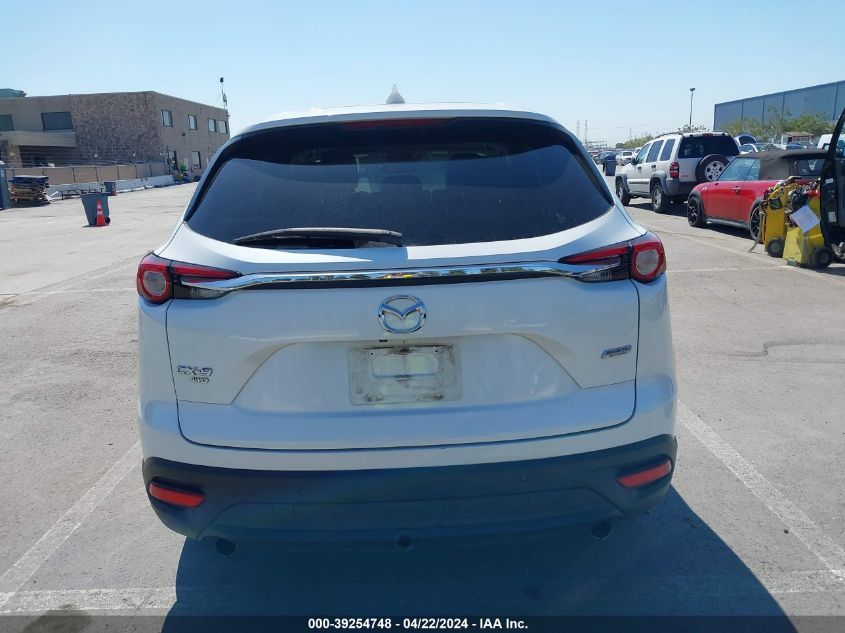 2016 Mazda Cx-9 Touring VIN: JM3TCBCY6G0100364 Lot: 39254748