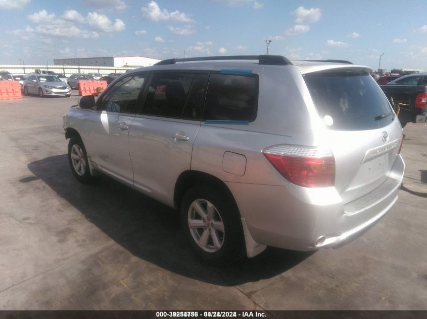 2010 Toyota Highlander Base V6 VIN: 5TDZK3EH7AS004224 Lot: 39254756