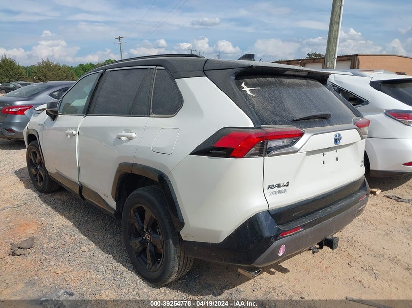 VIN 4T3E6RFV1MU061693 2021 TOYOTA RAV4 XSE HYBRID