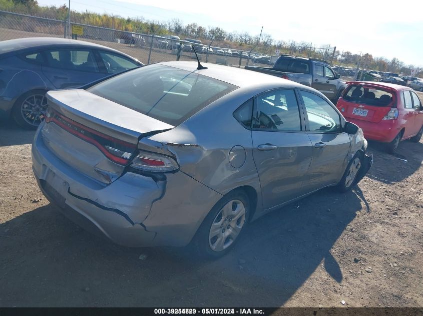 2015 Dodge Dart Se VIN: 1C3CDFAA6FD165679 Lot: 39254829