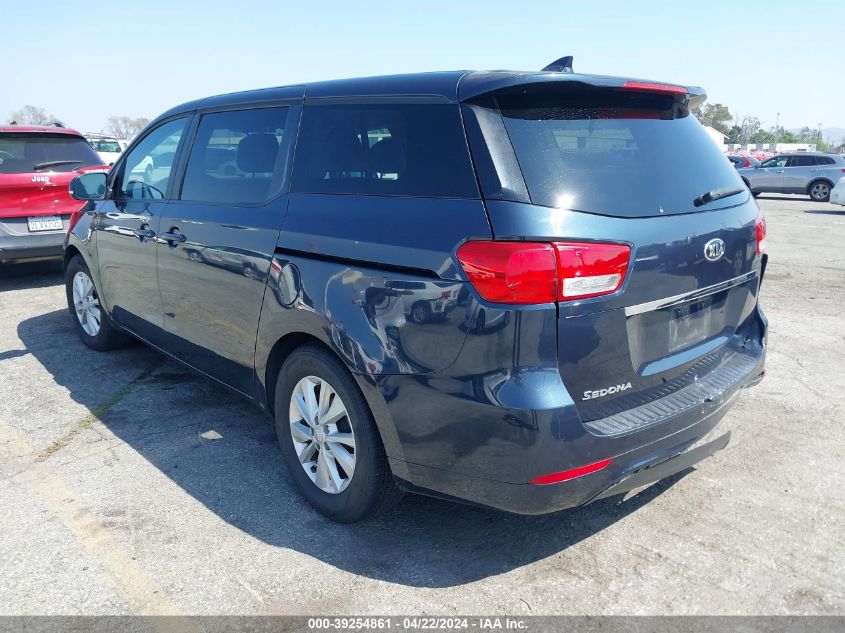 2017 Kia Sedona Lx VIN: KNDMB5C1XH6221725 Lot: 39254861