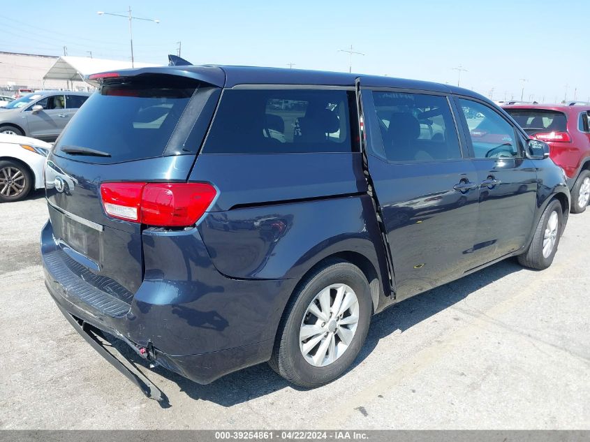 2017 Kia Sedona Lx VIN: KNDMB5C1XH6221725 Lot: 39254861