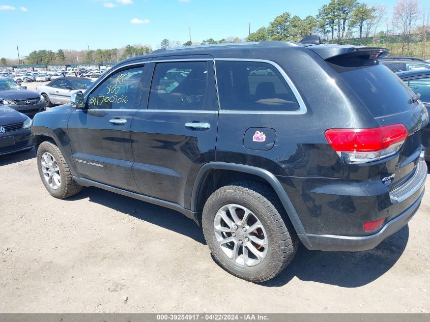 2015 Jeep Grand Cherokee Limited VIN: 1C4RJFBG2FC166030 Lot: 39254917