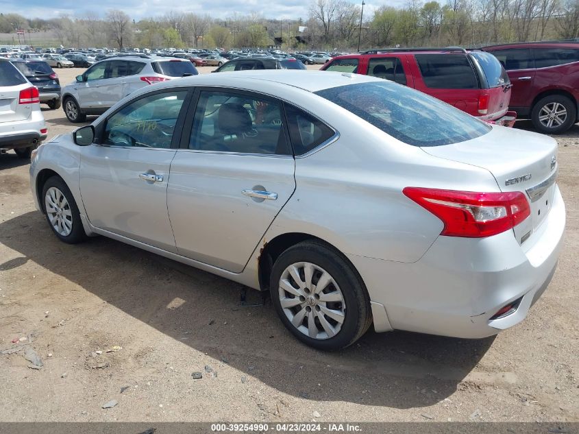 2016 Nissan Sentra Fe+ S/S/Sl/Sr/Sv VIN: 3N1AB7APXGL642289 Lot: 39254990