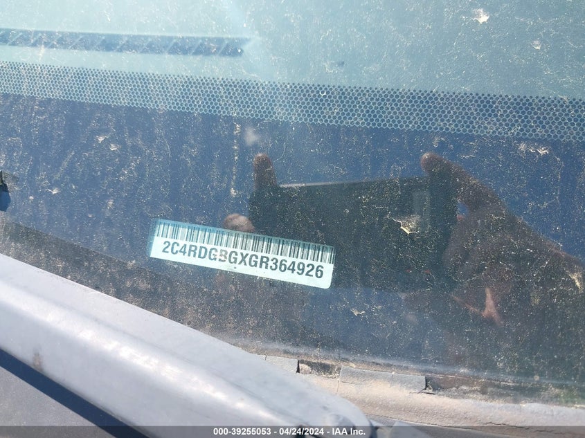 2016 DODGE GRAND CARAVAN SE - 2C4RDGBGXGR364926