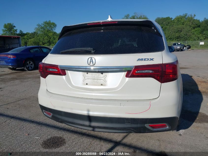 2015 Acura Mdx Technology Package VIN: 5FRYD3H44FB003024 Lot: 39255058