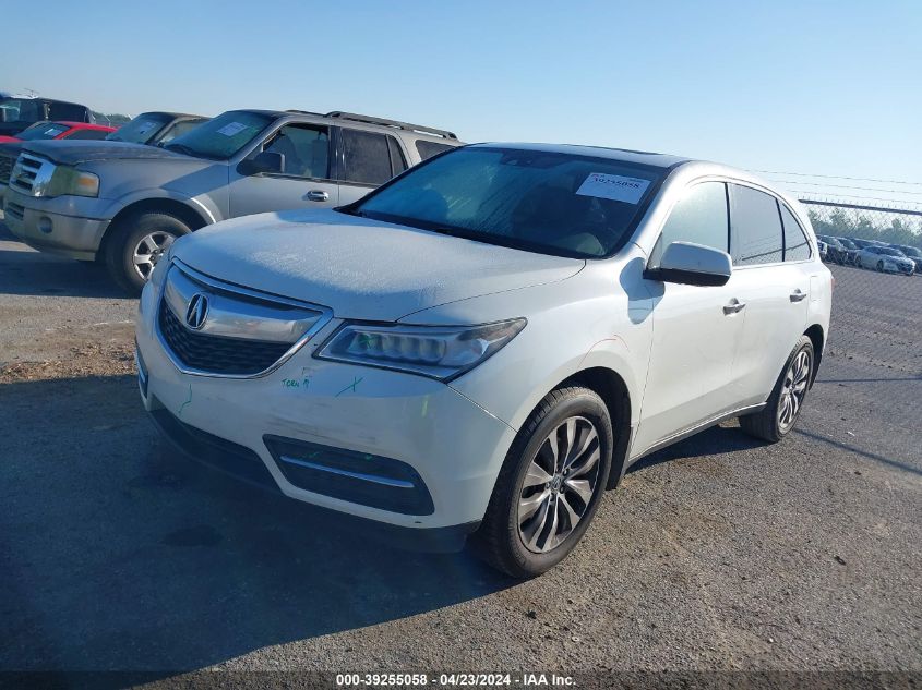 2015 Acura Mdx Technology Package VIN: 5FRYD3H44FB003024 Lot: 39255058