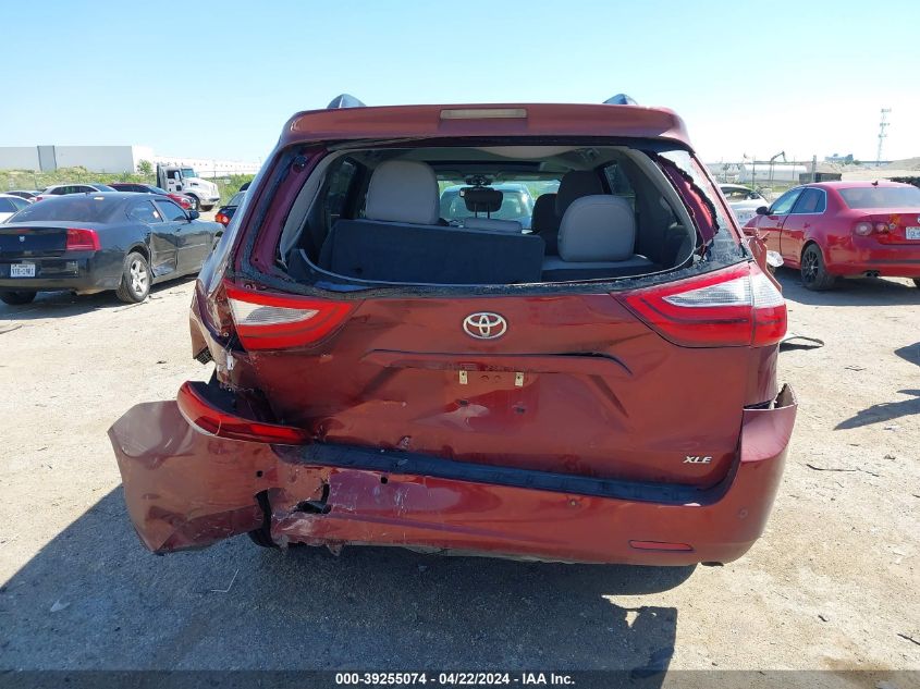 2017 Toyota Sienna Xle 8 Passenger VIN: 5TDYZ3DC0HS900596 Lot: 39255074