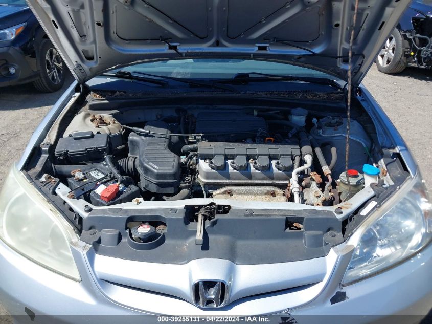 2004 Honda Civic Vp VIN: 2HGES16364H574208 Lot: 39255131