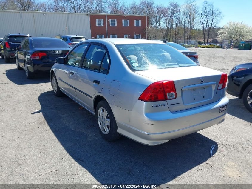 2004 Honda Civic Vp VIN: 2HGES16364H574208 Lot: 39255131