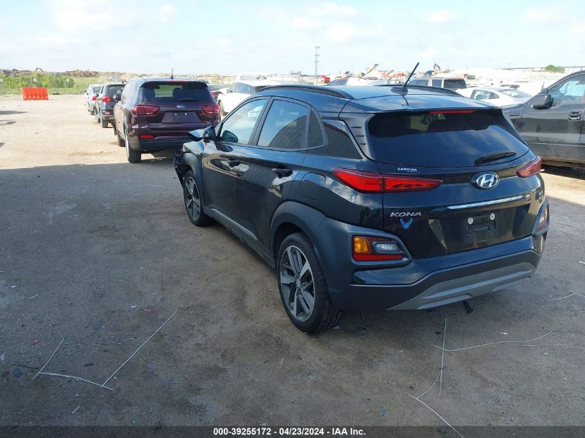 2018 Hyundai Kona Limited VIN: KM8K3CA5XJU137061 Lot: 39255172