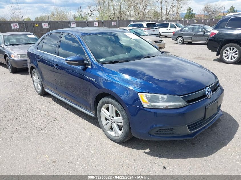 2013 Volkswagen Jetta Hybrid Sel VIN: 3VW637AJ4DM241593 Lot: 39255322