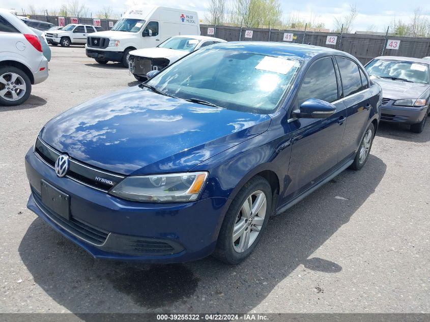 2013 Volkswagen Jetta Hybrid Sel VIN: 3VW637AJ4DM241593 Lot: 39255322