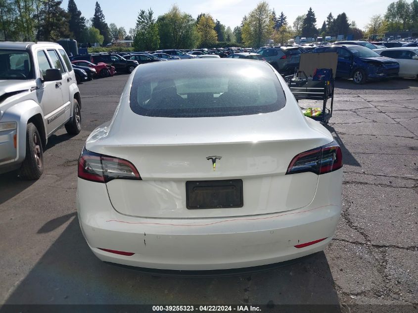 2021 Tesla Model 3 Standard Range Plus Rear-Wheel Drive VIN: 5YJ3E1EA7MF929664 Lot: 39255323