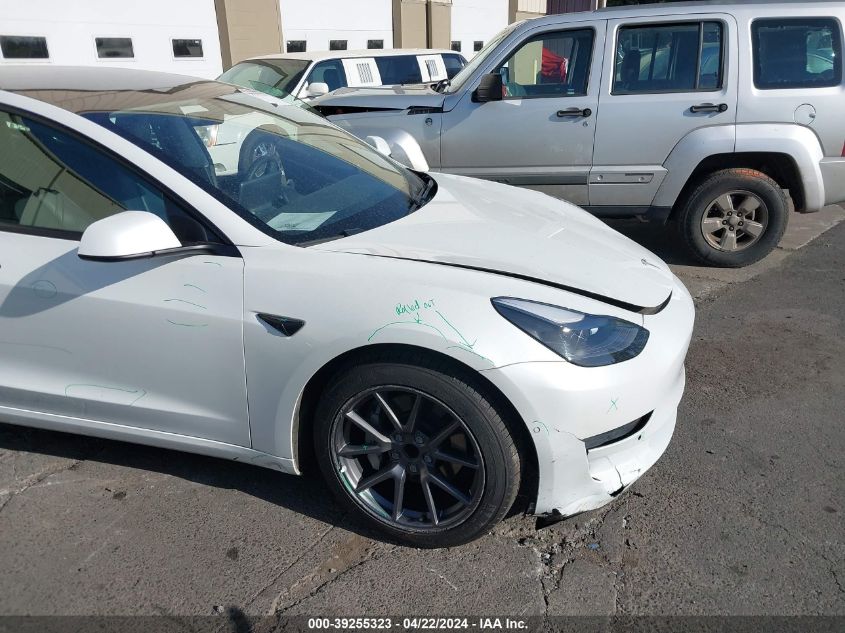 2021 Tesla Model 3 Standard Range Plus Rear-Wheel Drive VIN: 5YJ3E1EA7MF929664 Lot: 39255323