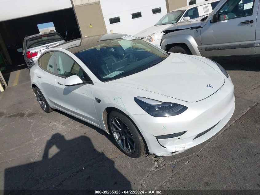 2021 Tesla Model 3 Standard Range Plus Rear-Wheel Drive VIN: 5YJ3E1EA7MF929664 Lot: 39255323