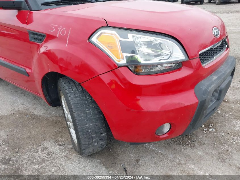 2011 Kia Soul + VIN: KNDJT2A26B7260355 Lot: 39255394