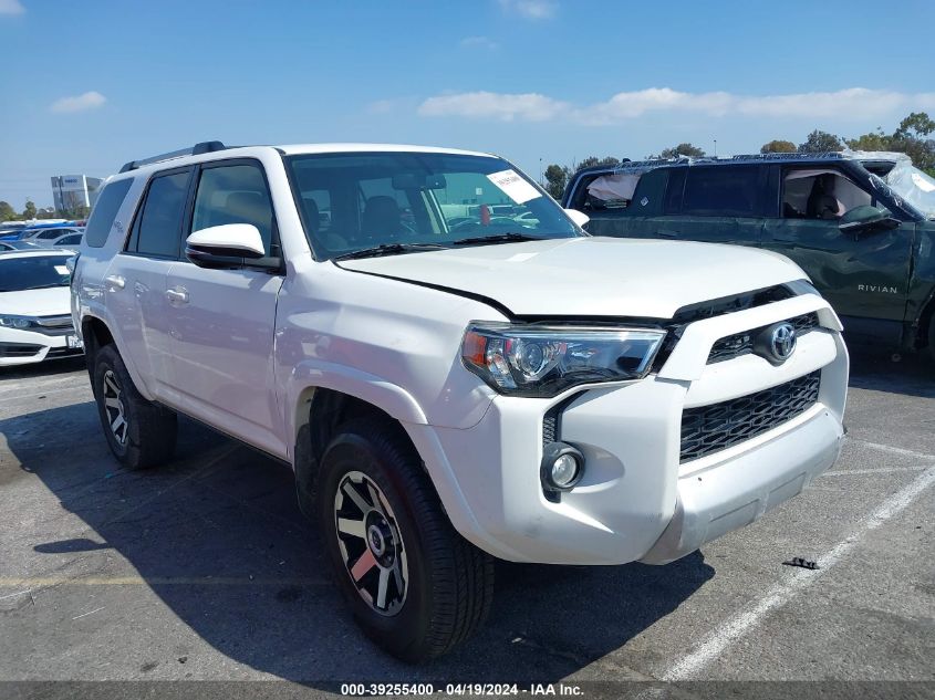 2017 Toyota 4Runner Trd Off Road Premium VIN: JTEBU5JR9H5445614 Lot: 39255400